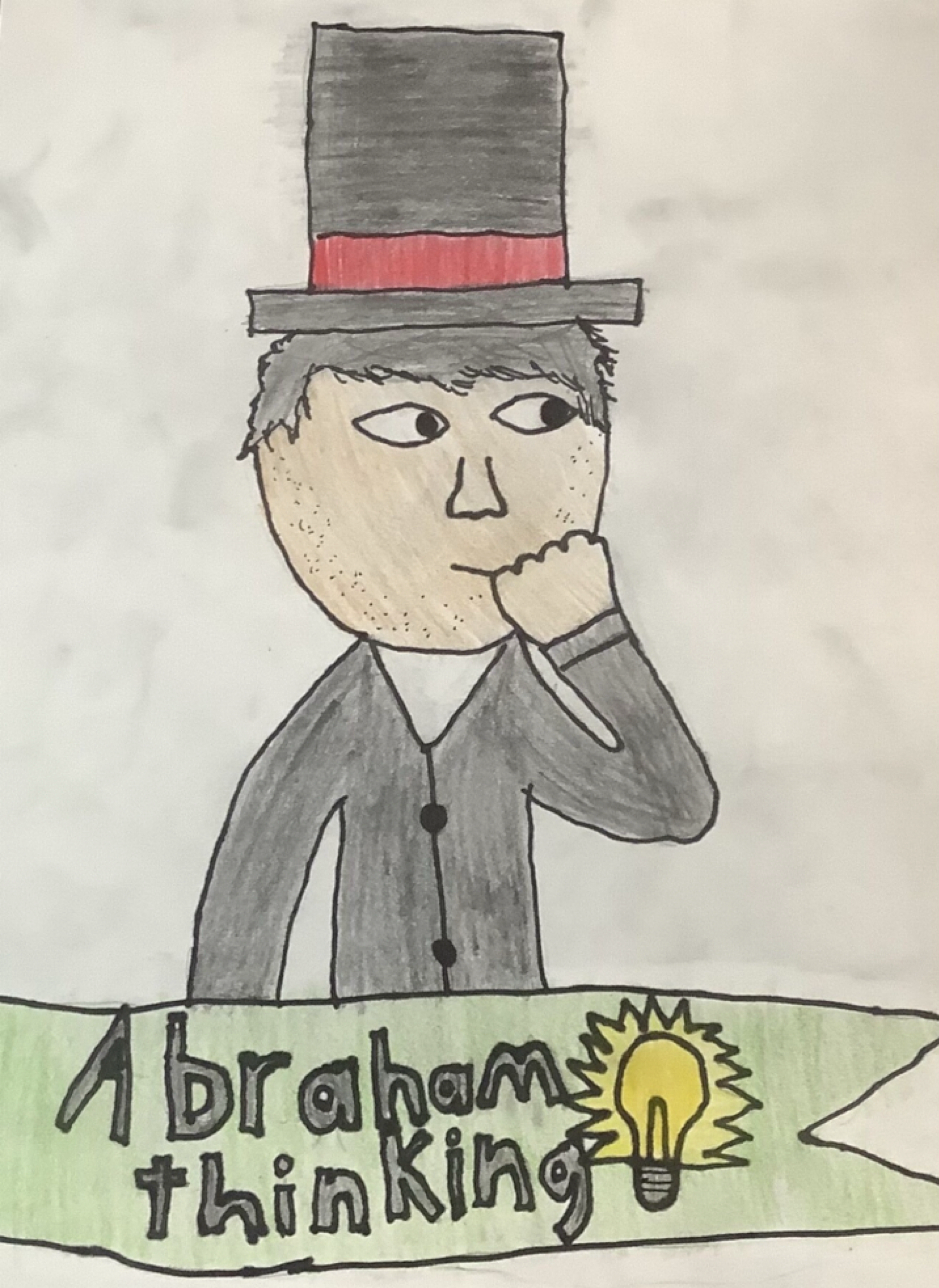 Abraham Thinking