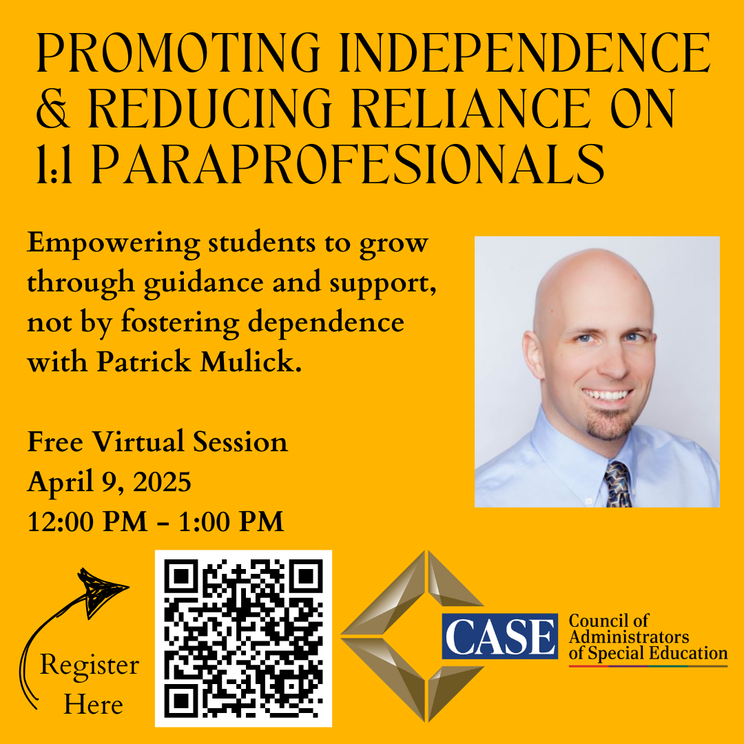 Patrick Mulick on Paraprofessionals